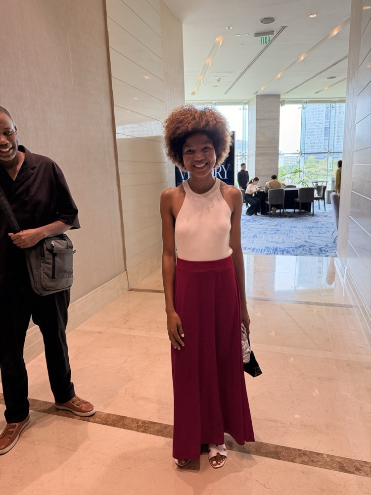 An usher at the door
